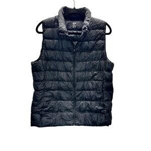 Uniqlo Ultra Light Down Vest Black XL Packable Puffer Lightweight